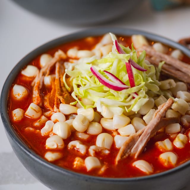 Pozole House Specialty.